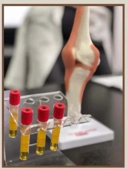 Fotografía del procedimiento: Plasma rico en plaquetas (PRP)